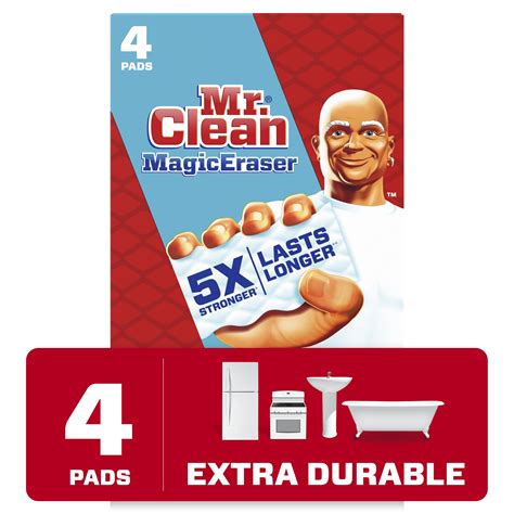 Mr Clean Magic Eraser Extra Durable: The ultimate cleaning companion.
